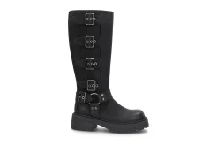 Biker boots med trendy detaljer