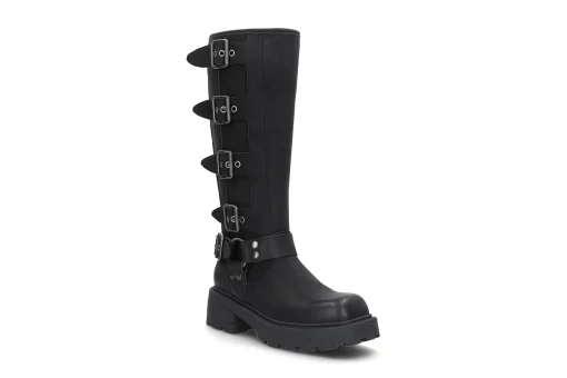 Biker boots med trendy detaljer