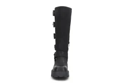 Biker boots med trendy detaljer