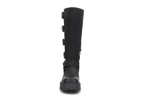 Biker boots med trendy detaljer