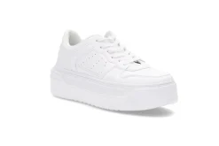 Helhvit retro sneakers