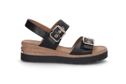 Komfortabel sandal på kilesåle