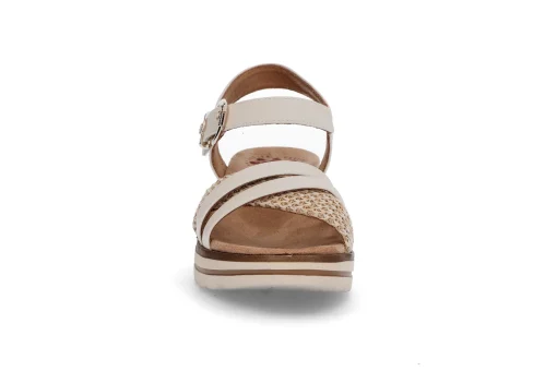 Komfortabel sandal på kilesåle