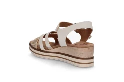 Komfortabel sandal på kilesåle