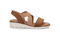 Komfortabel sandal på kilesåle