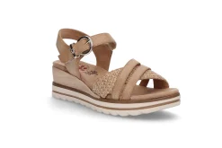 Komfortabel sandal på kilesåle
