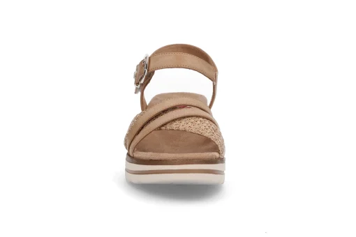 Komfortabel sandal på kilesåle