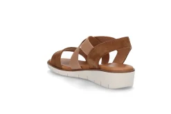 Komfortabel sandal på kilesåle