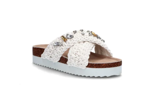 Makramè sandal med lekre detaljer