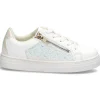 Sneaker med glitterdetaljer