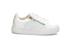 Sneaker med glitterdetaljer