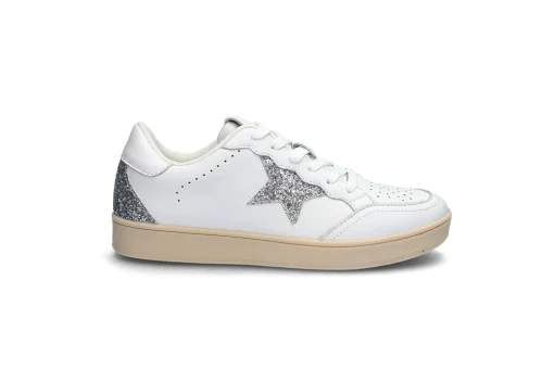 Sneakers med glitter detaljer