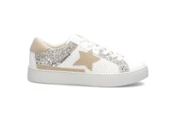 Sneakers med glitterdetaljer