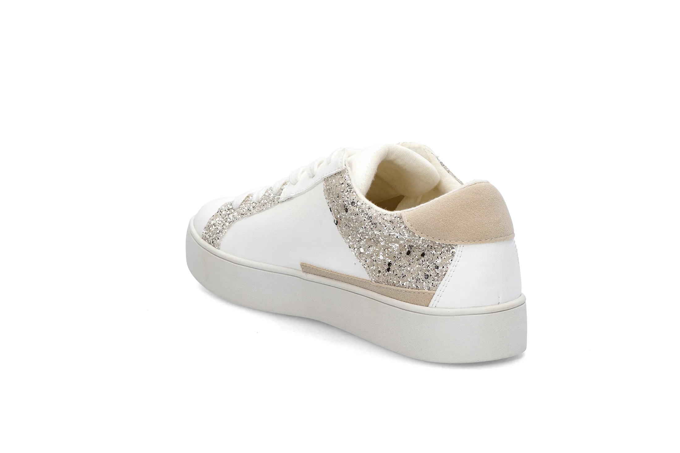 Sneakers med glitterdetaljer