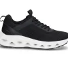 Sporty sneakers på trendy såle