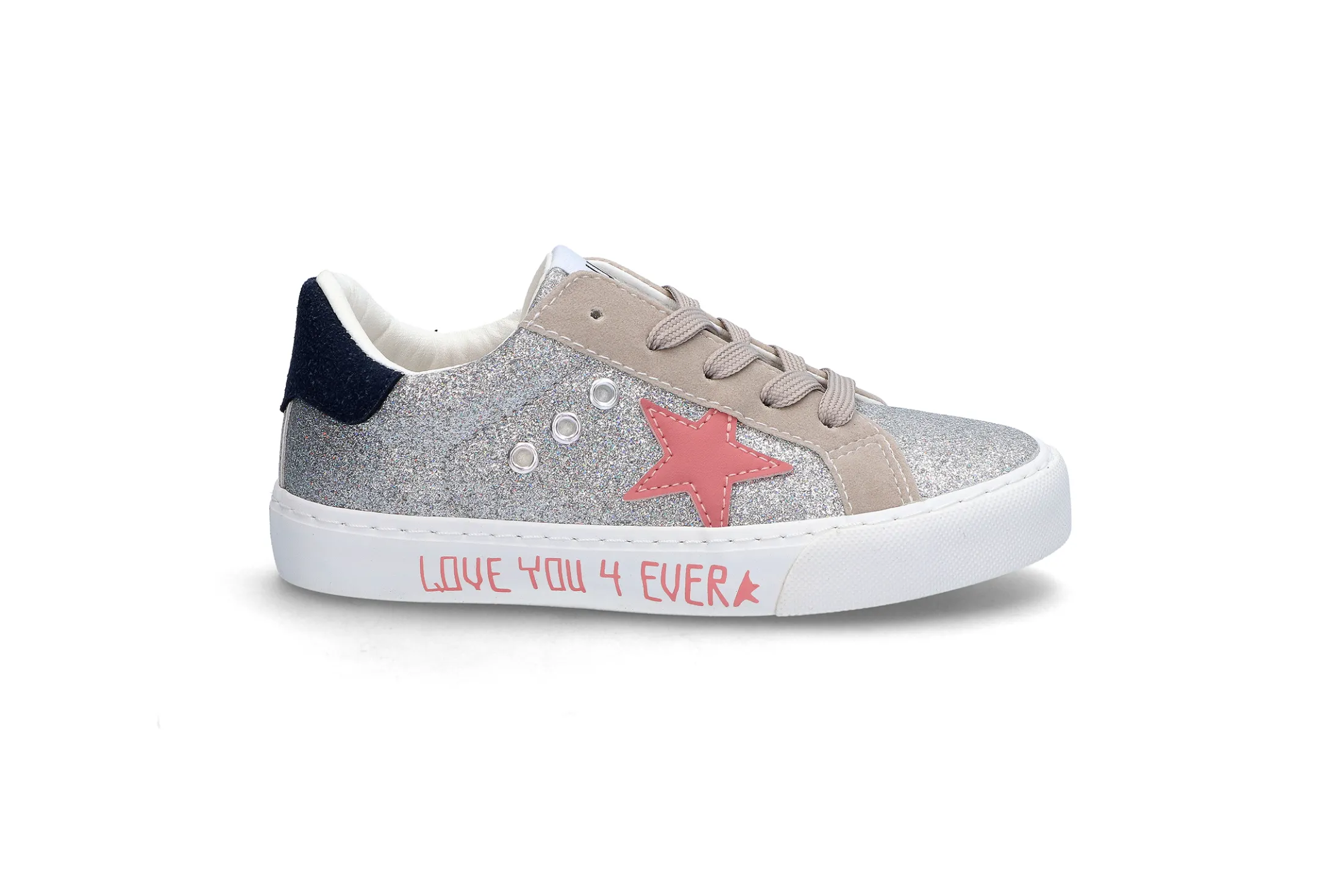 Trendy sneakers med glitter